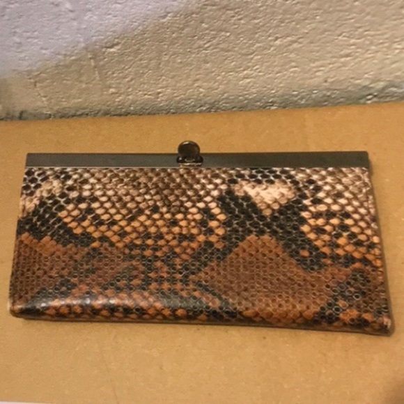 Snakeskin print wallet - Picture 1 of 3